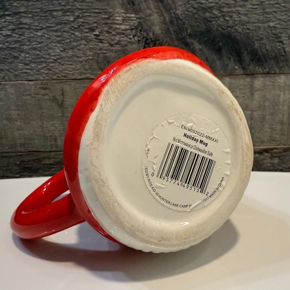 Gnome Red Holiday Coffee Tea Mug - Picture 3 of 4